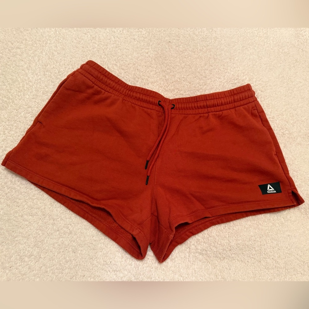 Reebok Women's Athletic Burnt Orange Shorts